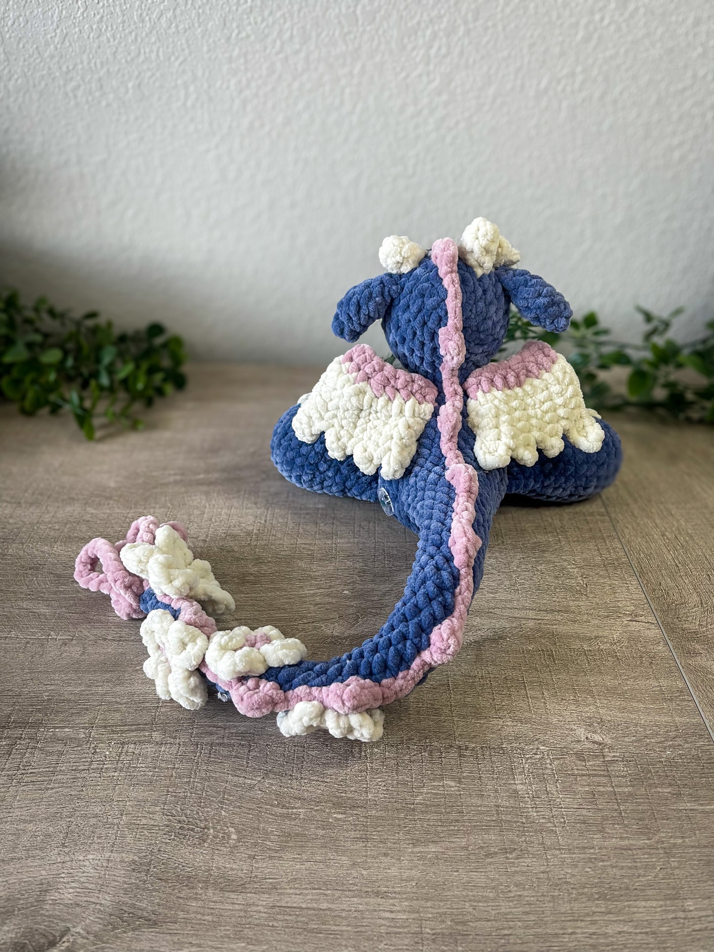 Stella the Flower Dragon PDF Crochet Pattern