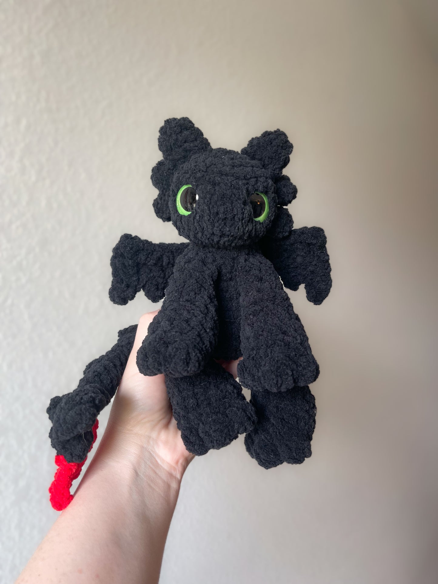 Dusk the Baby Fury Dragon Crochet Pattern