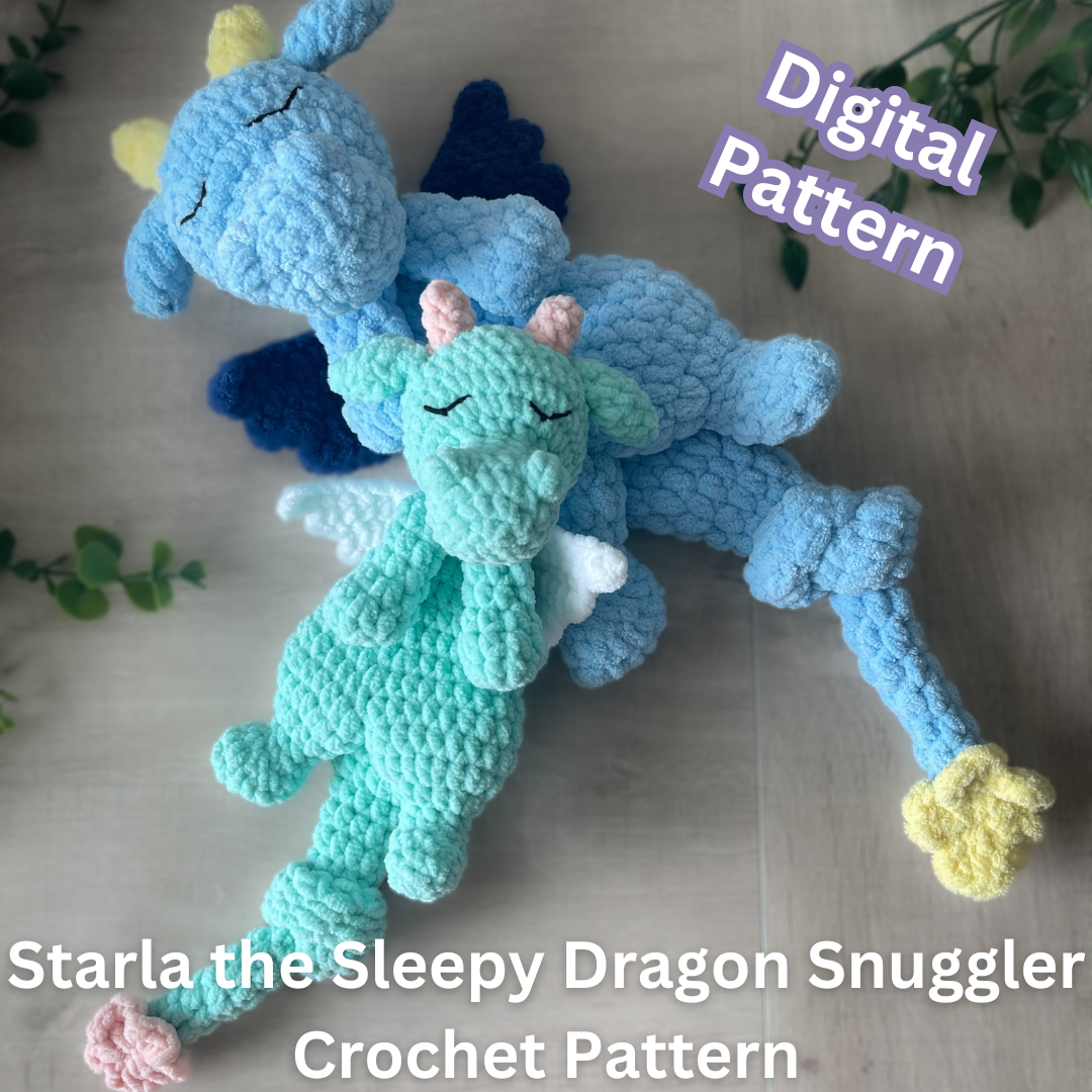 Starla the Sleepy Dragon Crochet Pattern